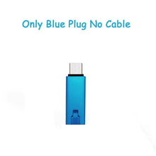 Load image into Gallery viewer, 14:100018786#Only Blue Plug;200001036:201441933#for Micro USB|14:100018786#Only Blue Plug;200001036:200746126#for Type-C|14:100018786#Only Blue Plug;200001036:200009042#for Apple
